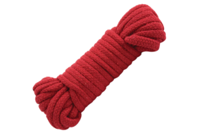 Japanese Cotton Bondage Rope Red – Soft & Safe 10M