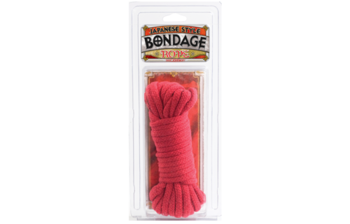 Japanse Katoenen Bondage Touw Rood – Zacht & Veilig 10M