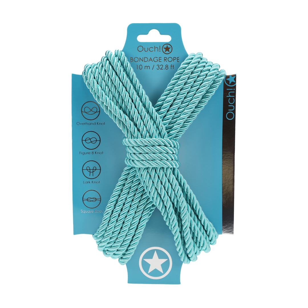 Polyester-Bondage-Seil Blau 10 m – Stark & Seidenweich