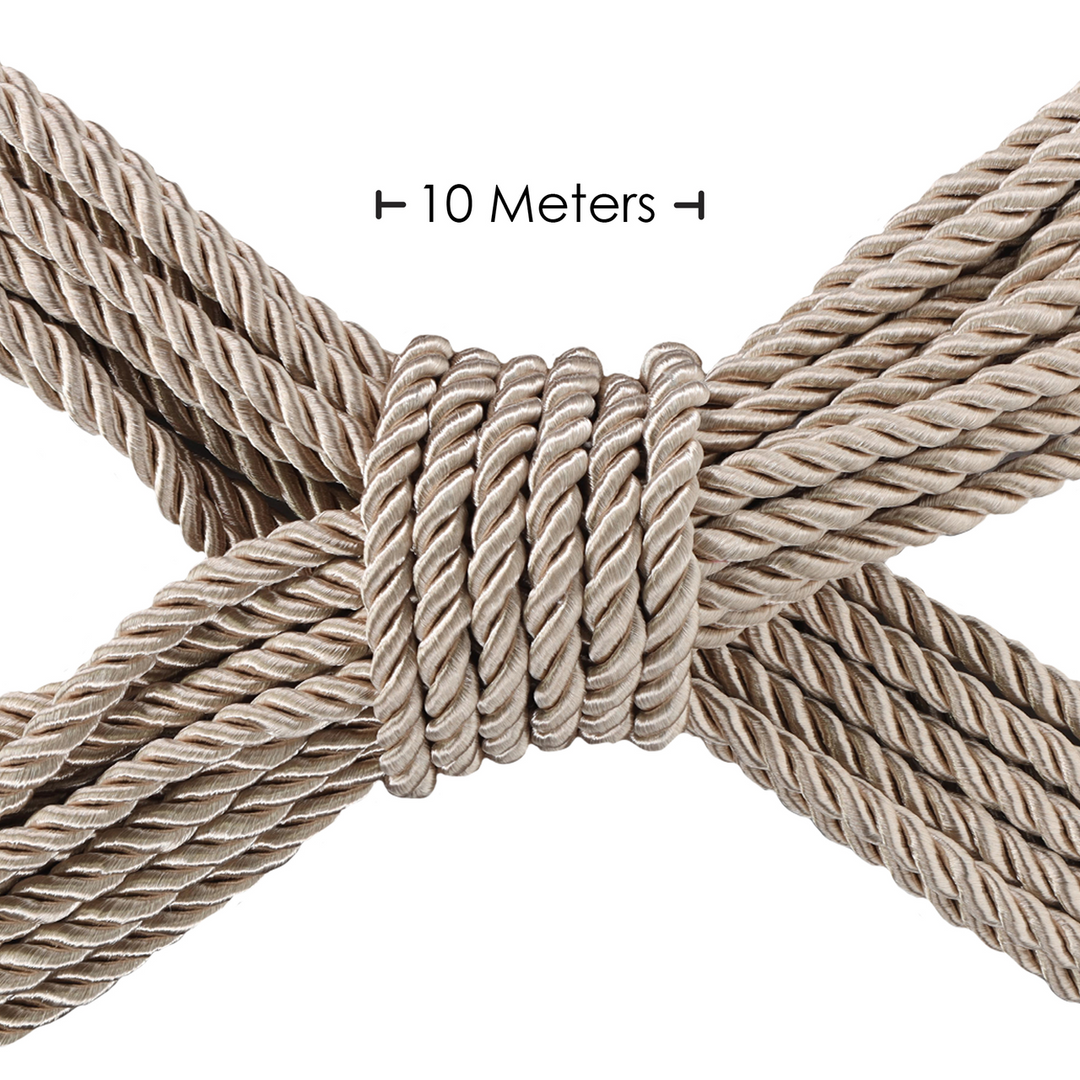 Polyester Bondage Rope Gold 10M – Strong & Sensual