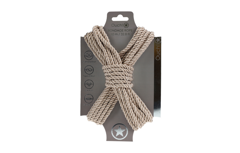 Polyester Bondagetouw Goud 10M – Sterk & Sensueel