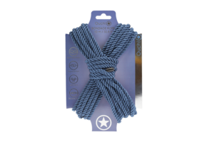 Polyester Bondage Rope 10M Navy Blue – Strong & Silky Soft