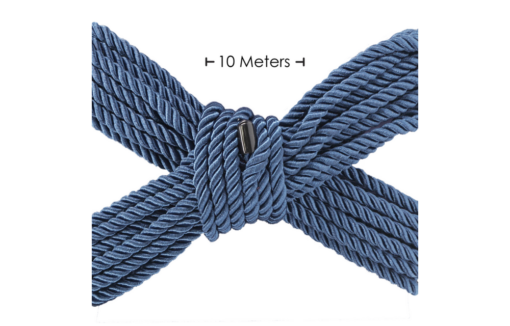 Polyester Bondage Rope - 32.8 ft / 10 m - Navy Blue