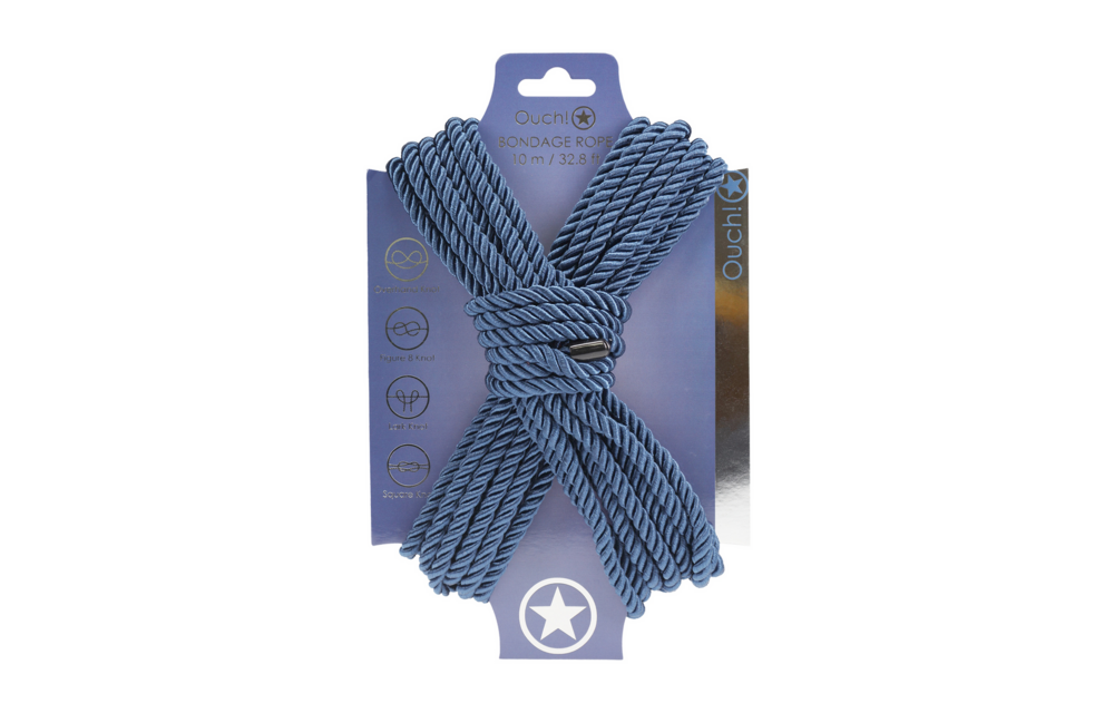 Polyester-Bondage-Seil 10 m Marineblau – Stark & Seidenweich