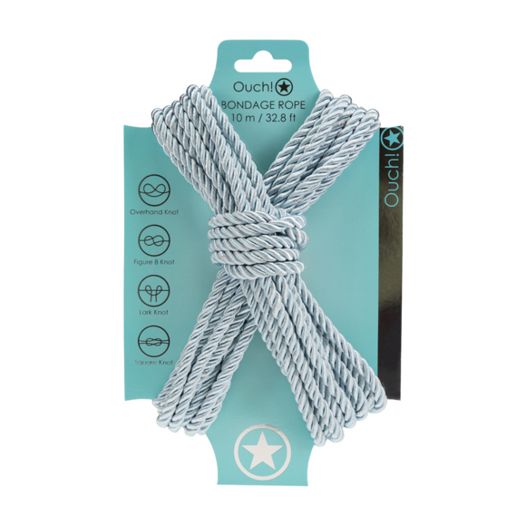 Polyester-Bondage-Seil 10 m Puderblau – Stark & Sinnlich