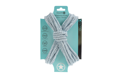 Polyester Bondage Rope 10M Powder Blue – Strong & Sensual