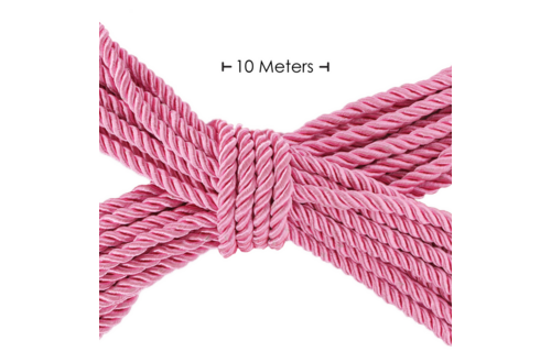 Polyester Bondagetouw Roze 10M – Sterk & Sensueel