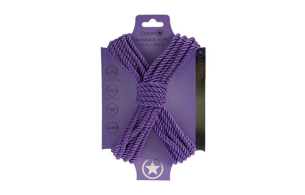 Polyester Bondage Touw - 10 m - Paars