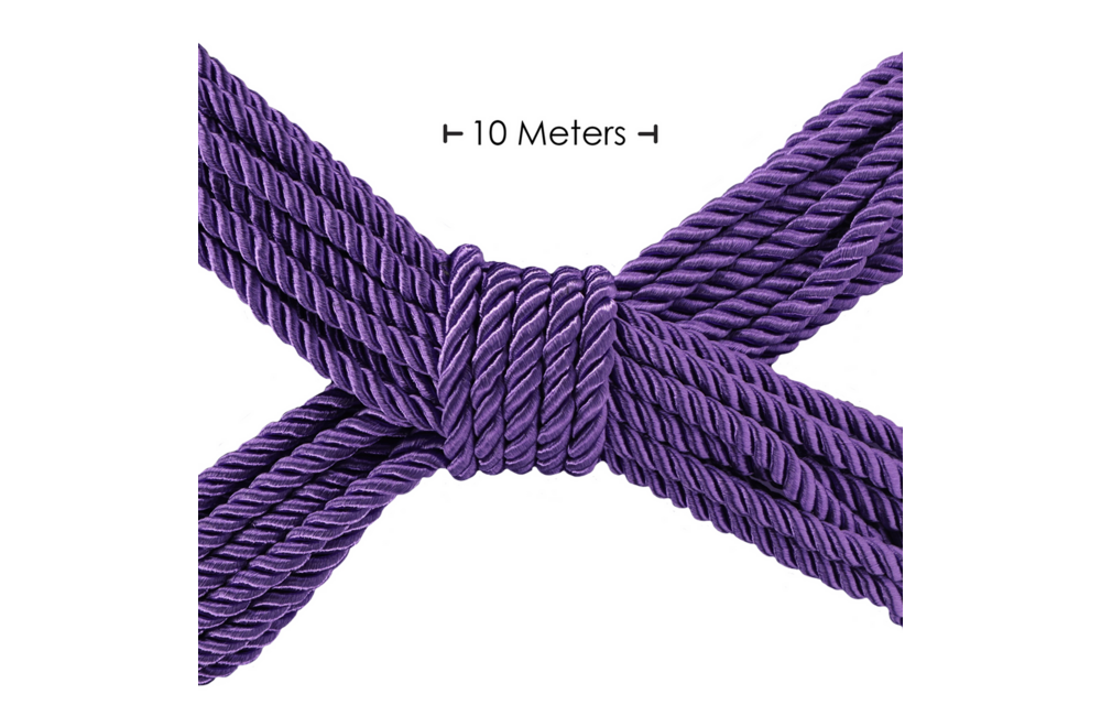 Polyester Bondage Touw - 10 m - Paars