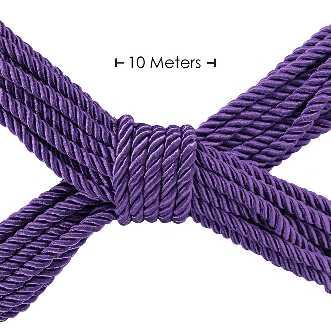 Polyester Bondage-Seil - 10 m - Lila