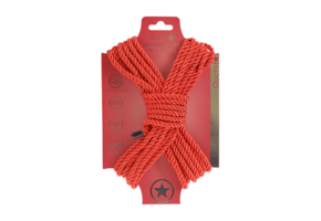 Polyester Bondage Rope Red 10M – Strong & Sensual