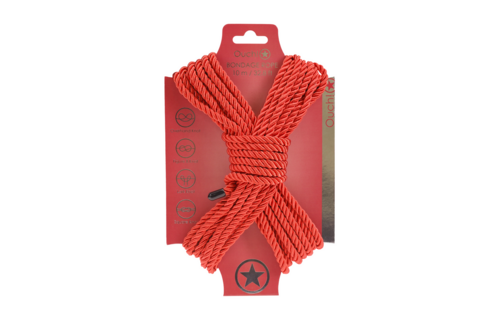 Polyester Bondage Rope Red 10M – Strong & Sensual