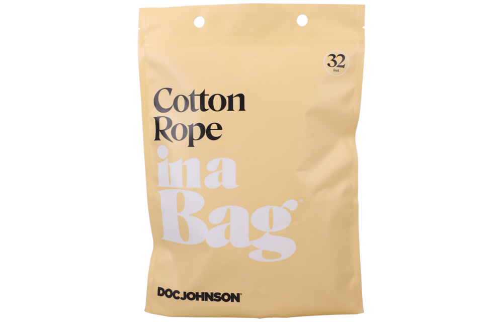 Cotton Rope 32 Ft Black - Strong, Comfortable & Safe