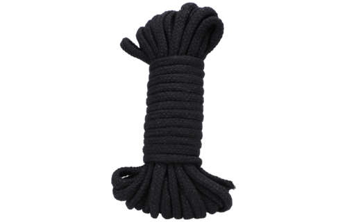 Cotton Rope 32 Ft Black - Strong, Comfortable & Safe