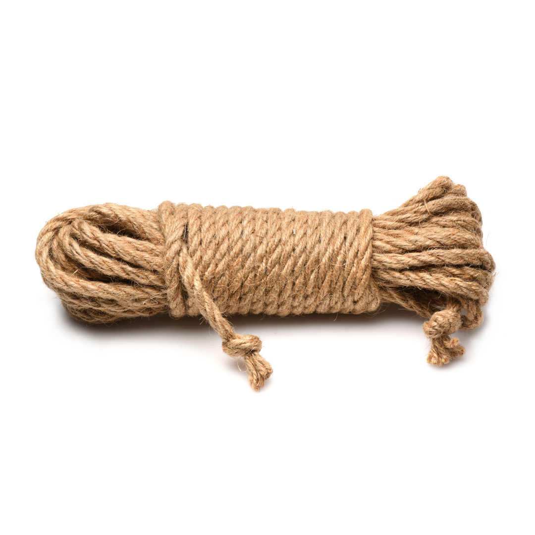 Tied Up Jute Bondage Rope 7.6M – Natural & Strong