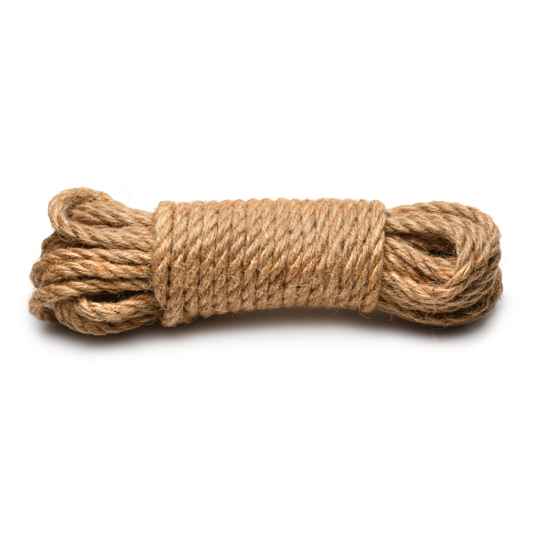 Tied Up Jute Bondage Rope 7.6M – Natural & Strong