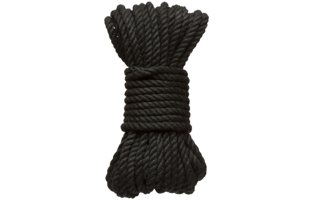Zwart 6Mm Hennep Bondage Touw – Sterk & Soepel 30 Ft