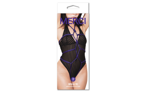 Violettes Hanf-Bondage-Seil 6 mm – Stark & bequem