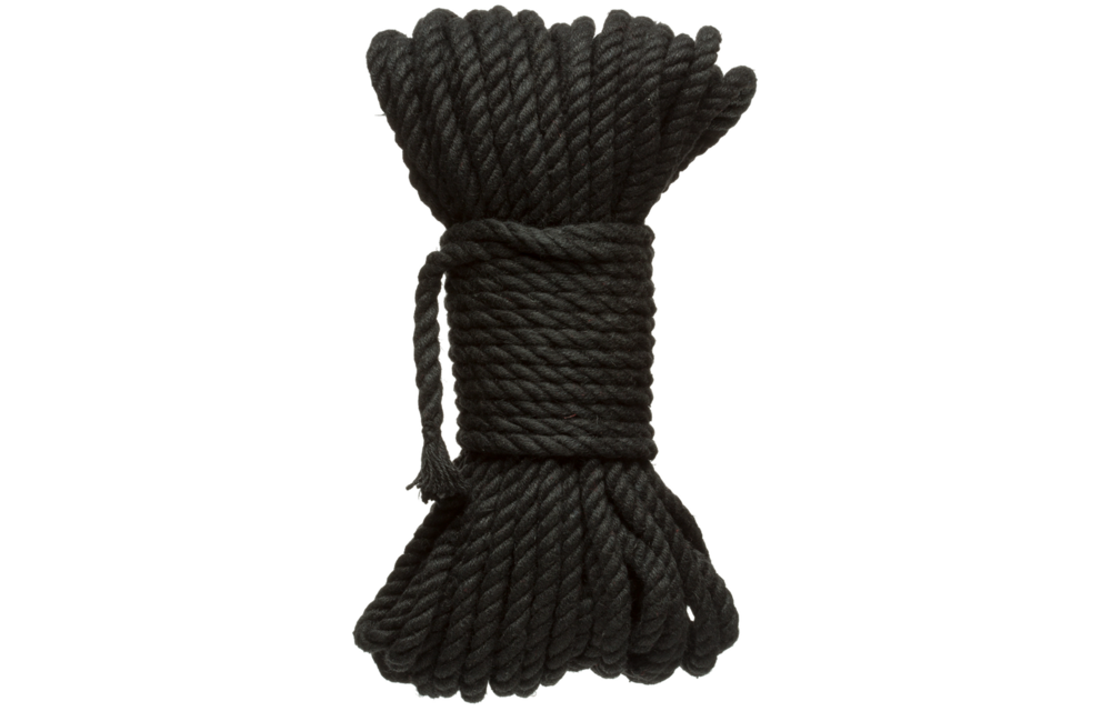Bind And Tie Jute Bondage-Seil 6 mm schwarz – stark & bequem