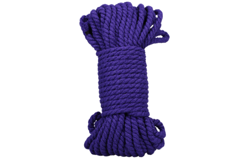 Bind And Tie 6 mm Hanf-Bondage-Seil – 50 ft violett