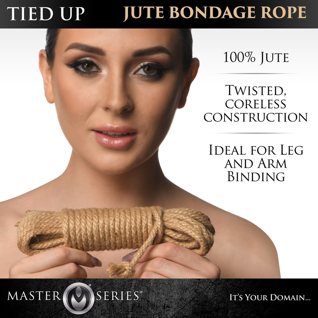 Tied Up Jute Bondage Rope 15.2 M – Strong & Natural