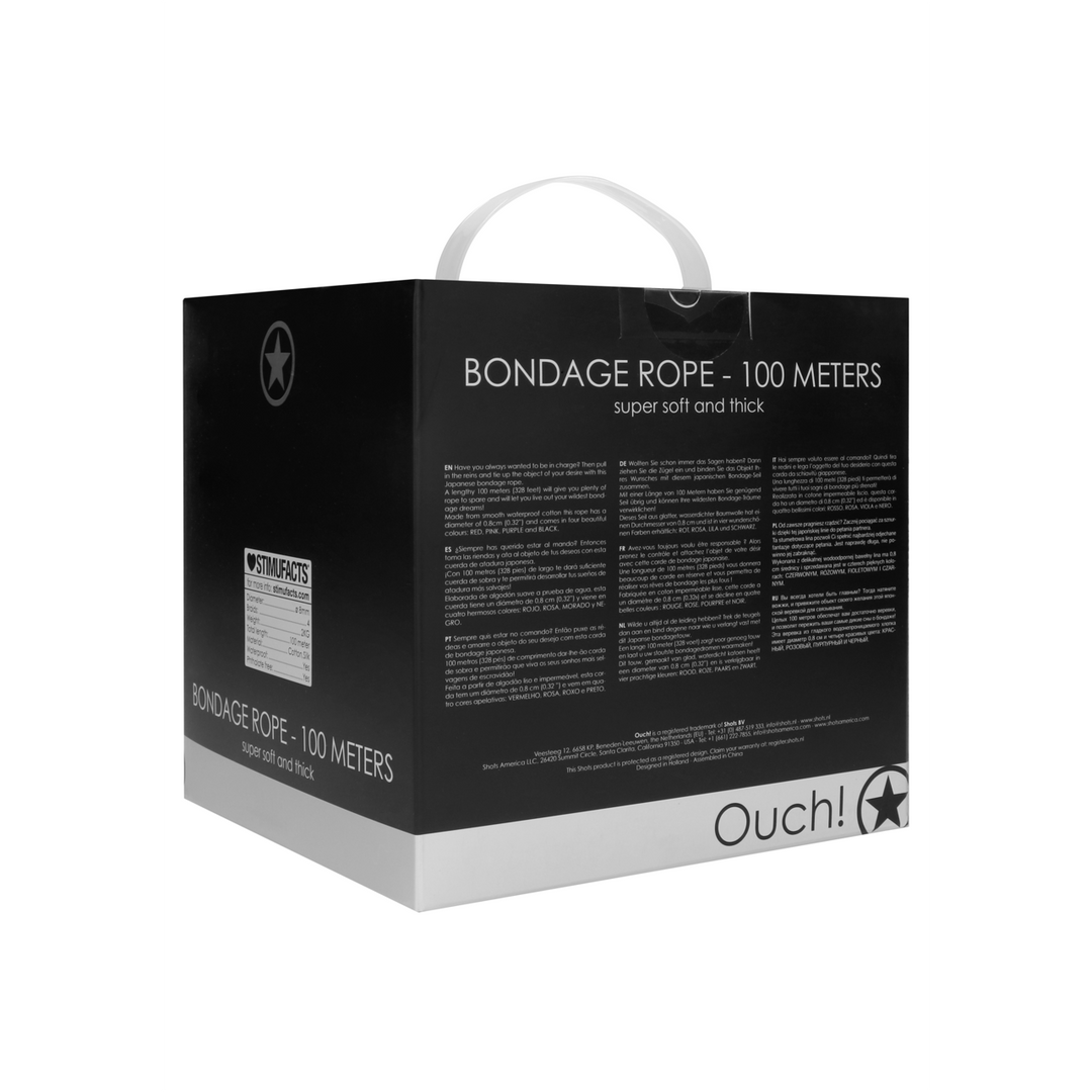 Bondage Rope 100M - Strong & Seductive Fun in Cotton