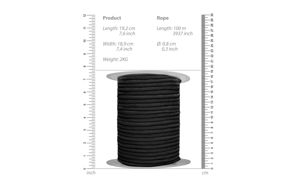 Bondage Rope 100M - Strong & Seductive Fun in Cotton