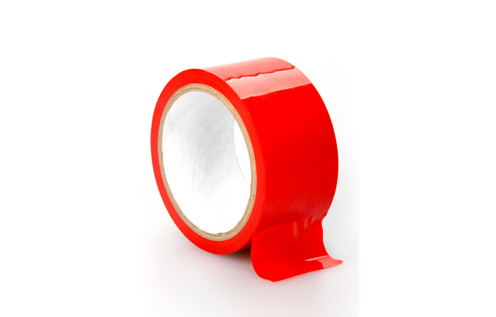 Bondage-Klebeband 20 m rot – Nicht klebend & fester Halt