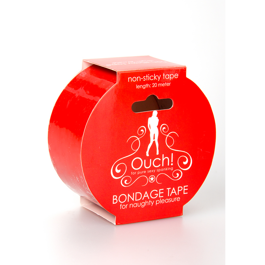 Bondage Tape 20M Rood – Niet-Klevend & Stevige Grip