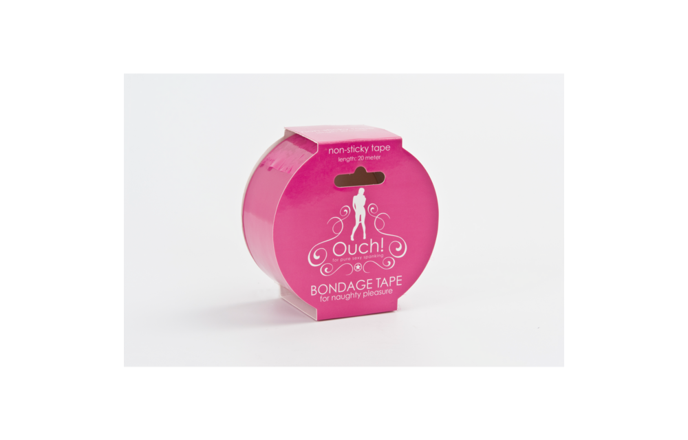 Bondage Tape Roze 20M – Comfortabel & Niet-Klevend Pvc