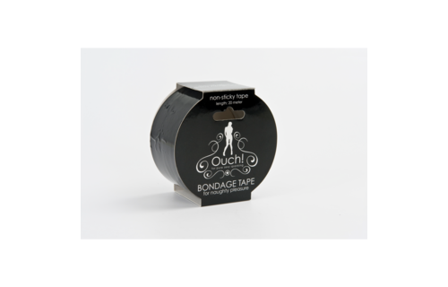 Bondage Tape 20 m Schwarz PVC – Nicht klebend & bequem