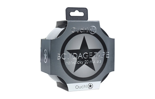 Pvc Niet-Plakband Zwart 20M – Speels & Huidvriendelijk Tape