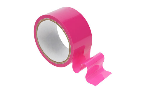 PVC Antikleef Tape - 20 m - Roze
