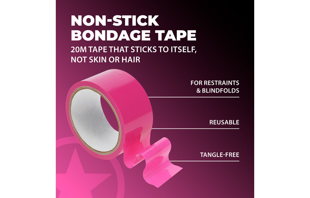 PVC Antikleef Tape - 20 m - Roze
