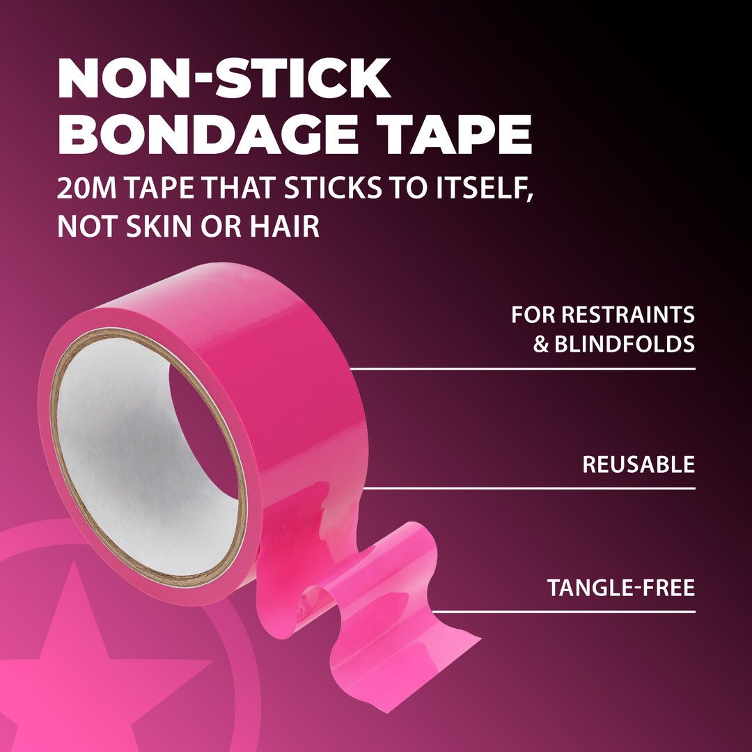 PVC Antikleef Tape - 20 m - Roze