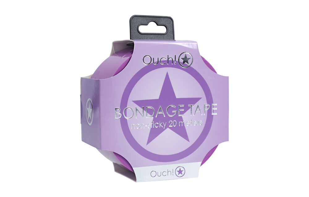 PVC-Nicht-Klebeband Violett 20 m | Knotenfrei & Verspieltes Band