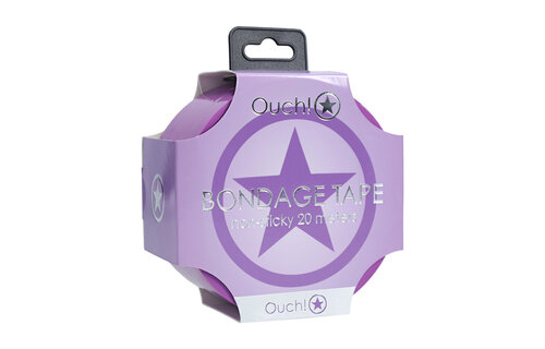 PVC-Nicht-Klebeband Violett 20 m | Knotenfrei & Verspieltes Band