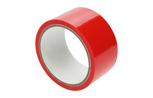 PVC Niet-Plakband - 20 m - Rood
