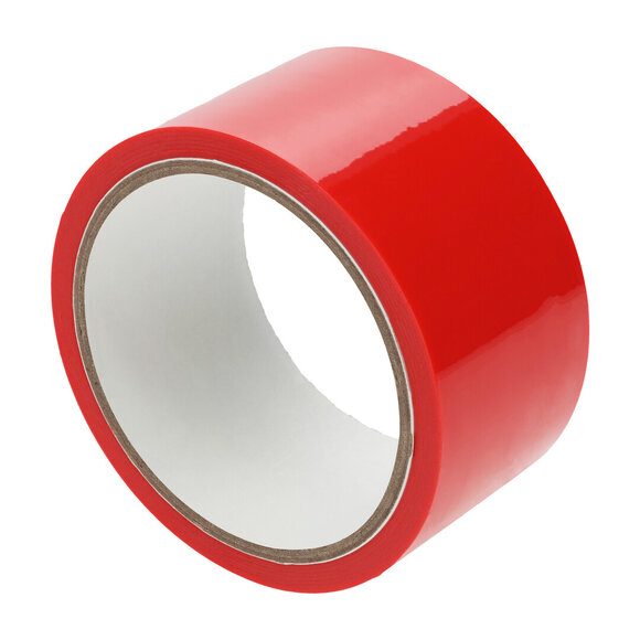 PVC Non-Adhesive Tape Red 20M - Tangle-Free & Soft Tape