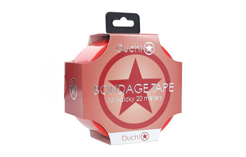 PVC Niet-Plakband - 20 m - Rood