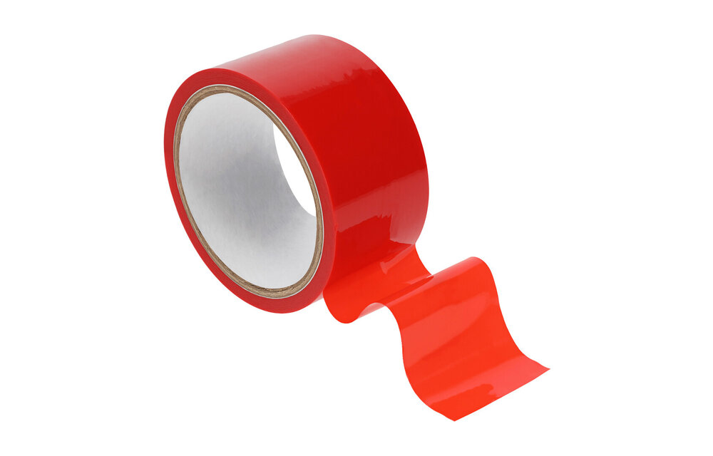 PVC Niet-Plakband - 20 m - Rood