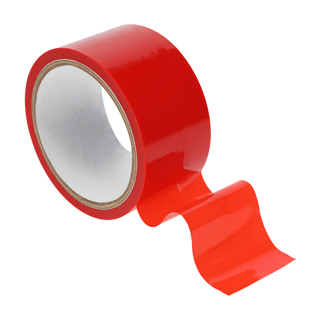 Pvc Niet-Plakband Rood 20M - Knoopvrij & Zacht Tape
