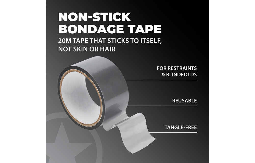 PVC Antihaftband - 20 m - Silber