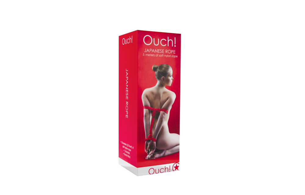 Japanse Touw 5 M Rood | Bondage Nylon Speel Dominerend