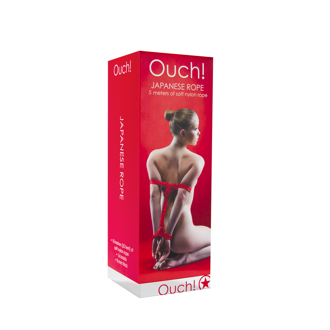 Japanse Touw 5 M Rood | Bondage Nylon Speel Dominerend