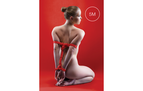 Japanse Touw 5 M Rood | Bondage Nylon Speel Dominerend