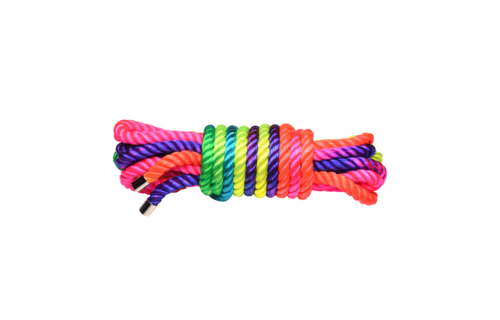 Rainbow Seil 16 Ft – Neon Bondage Seil für BDSM-Spaß