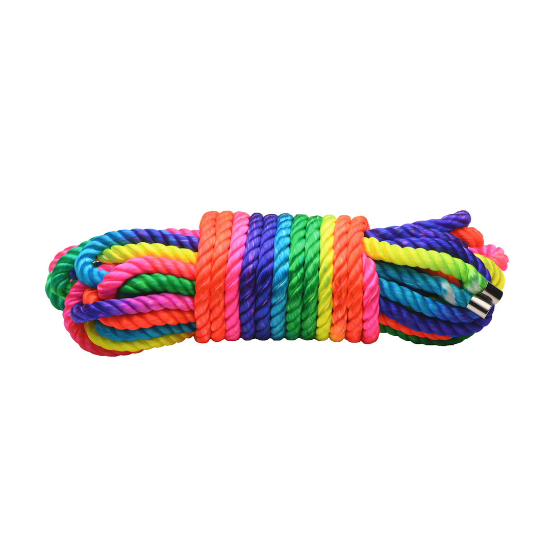 Rainbow-Seil Neon 32 Ft – Starkes Bondage-Seil Shibari BDSM