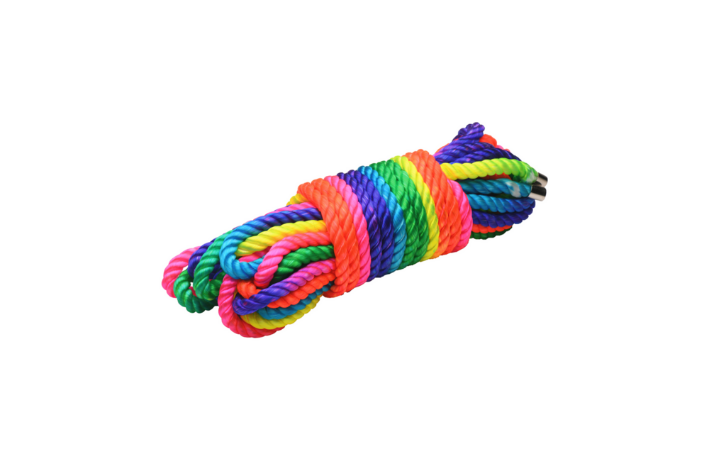 Rainbow-Seil Neon 32 Ft – Starkes Bondage-Seil Shibari BDSM