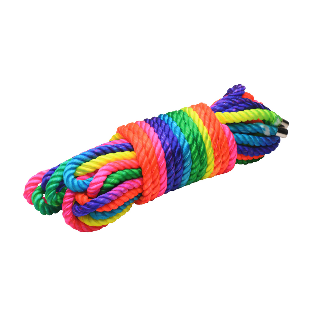 Rainbow-Seil Neon 32 Ft – Starkes Bondage-Seil Shibari BDSM